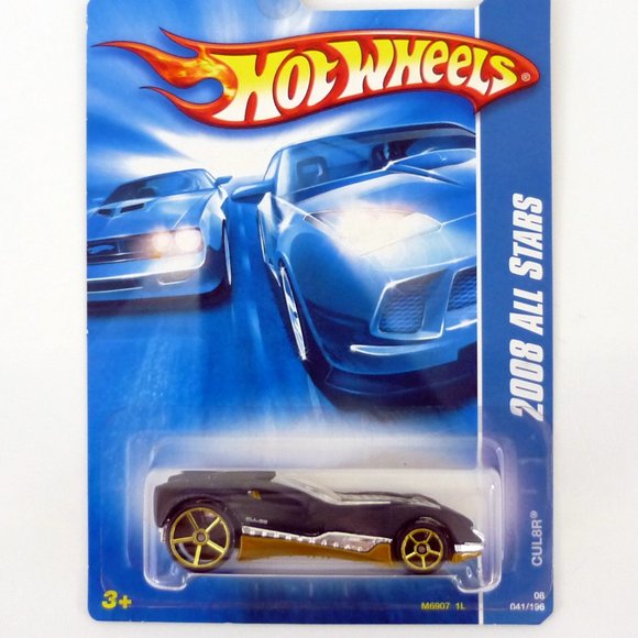 Hot Wheels CUL8R 041/196 All Stars Black Die-Cast Car 2008 - Picture 1 of 1